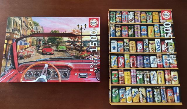 2 puzzles de 1500 piezas Educa