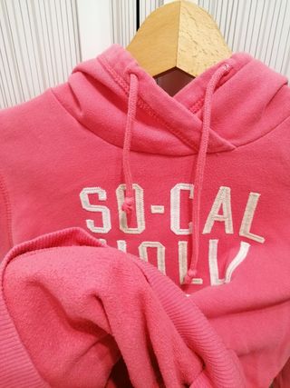 Sudadera Hollister rosa de segunda mano por 10 EUR en Manresa en WALLAPOP