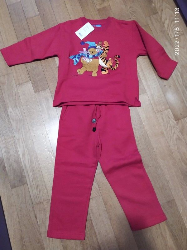 Tuta felpata bambini 3/4 anni - Winnie The Pooh