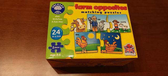 Puzzle infantil en inglés