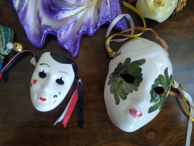 Máscaras decorativas de pared (8unidades)