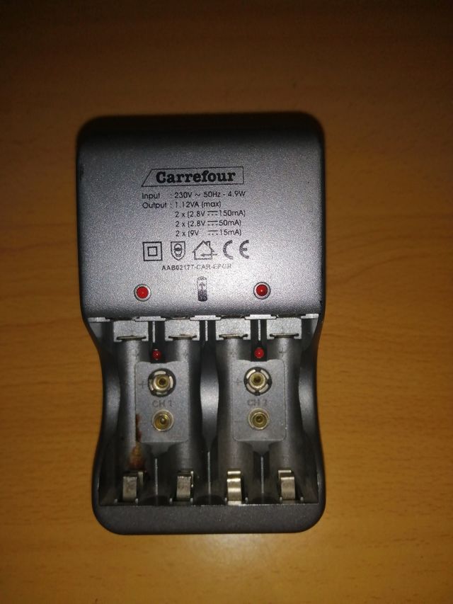 Recargador de pilas recargables