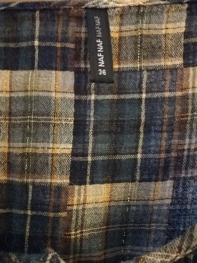 Camisa cuadros Naf Naf 36