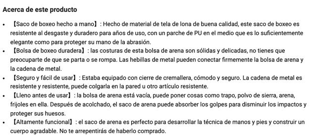 Saco de Boxeo Kit Niños MMA Muay Thai · Nuevo