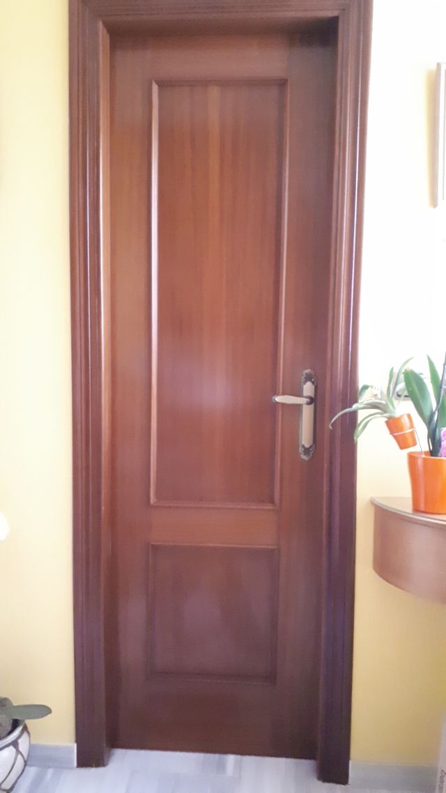 Puerta madera simple sapely
