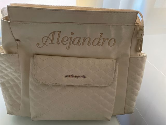 Mala de viagem/carro gravada com o nome