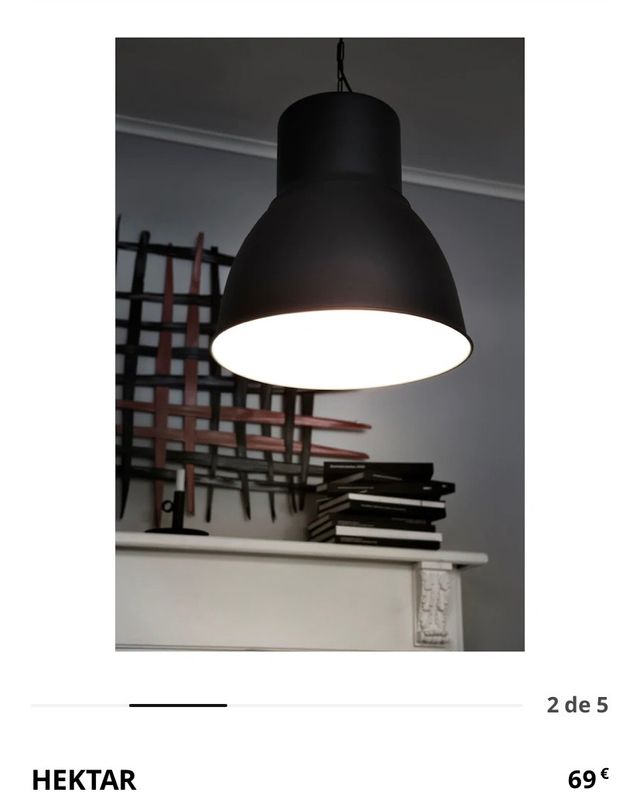 Lámpara estilo industrial