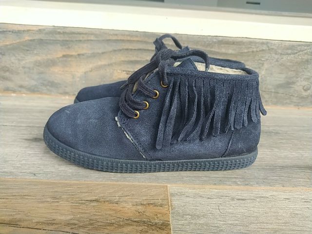 Botines piel vuelta niña