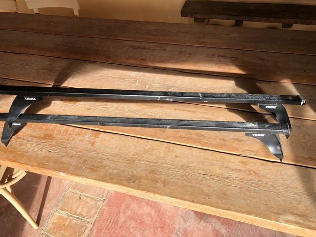 🚗 THULE Barras de techo y porta esquis Focus C-max