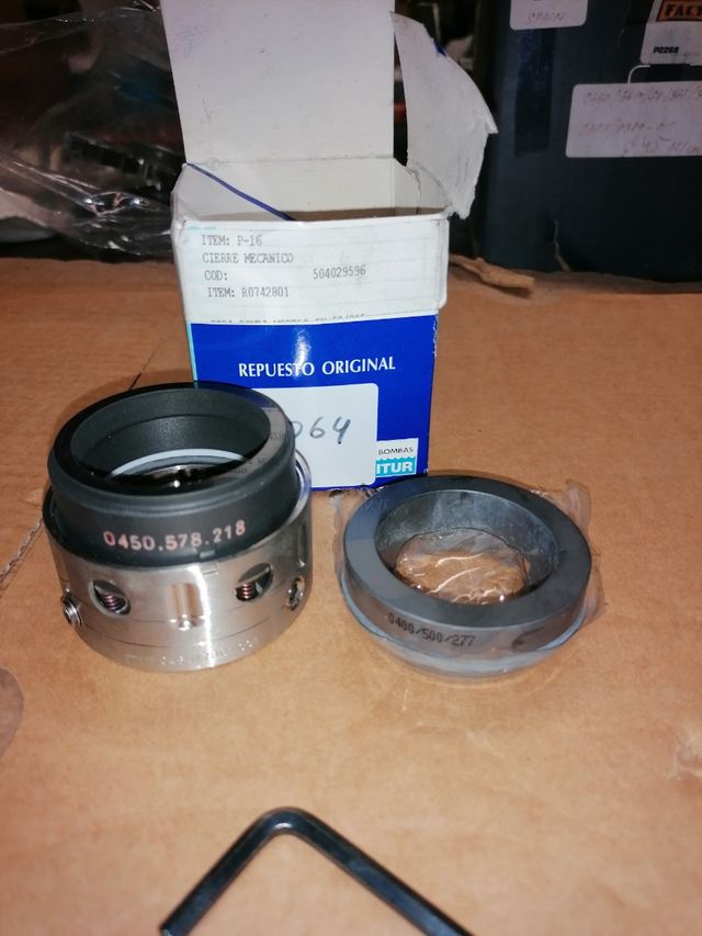 Cierre sello mecanico