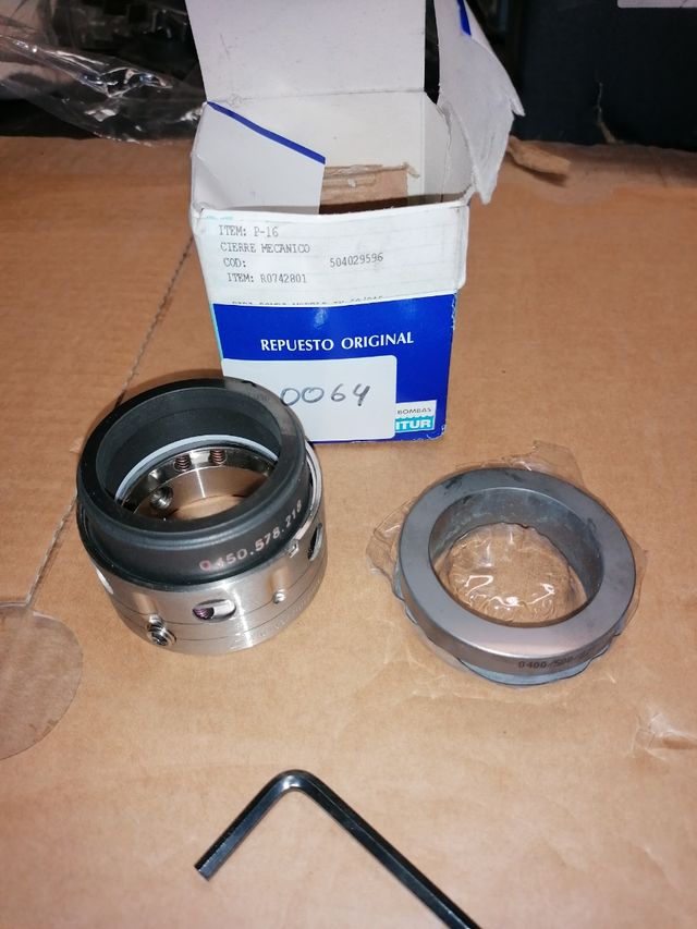 Cierre sello mecanico