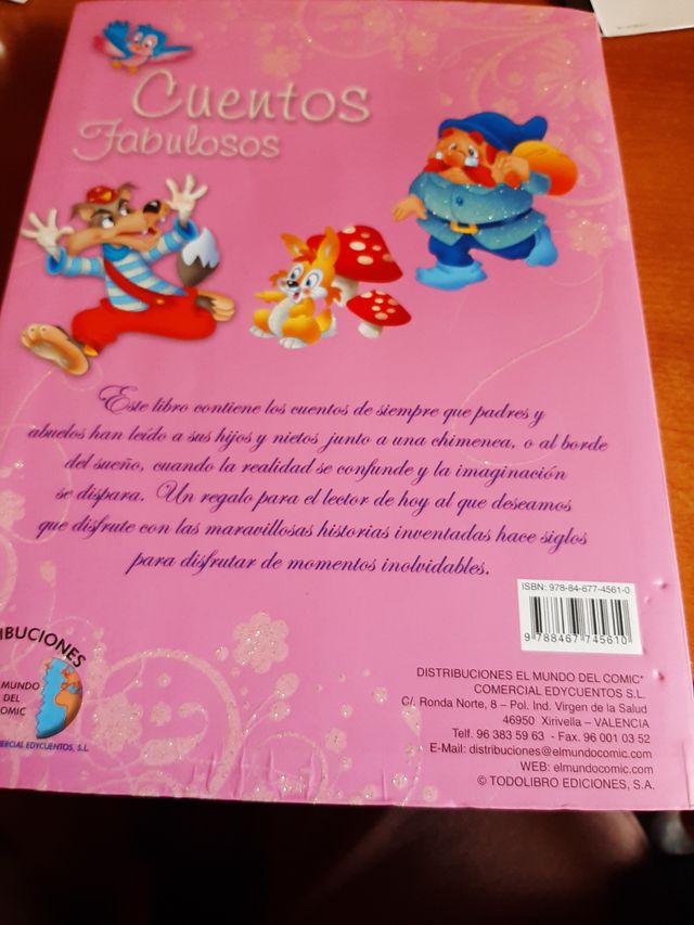 Libro infantil "Cuentos fabulosos"