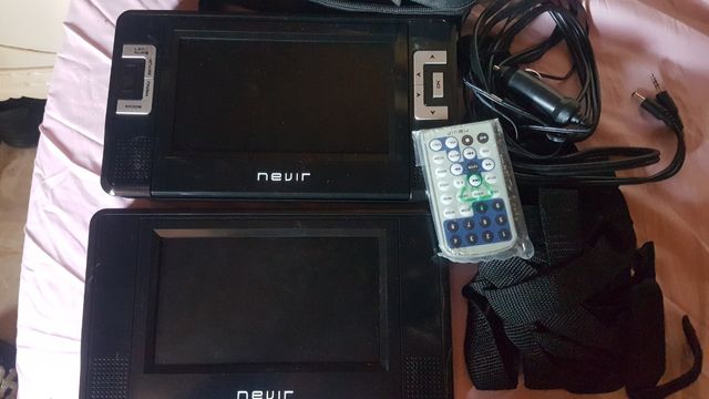dvd portatil dual para cabecero coche
