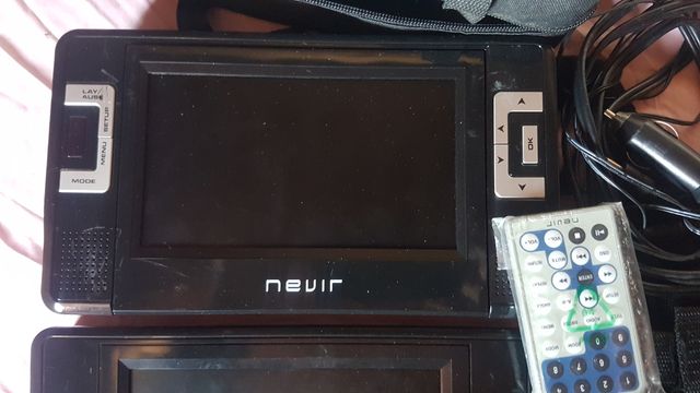 dvd portatil dual para cabecero coche