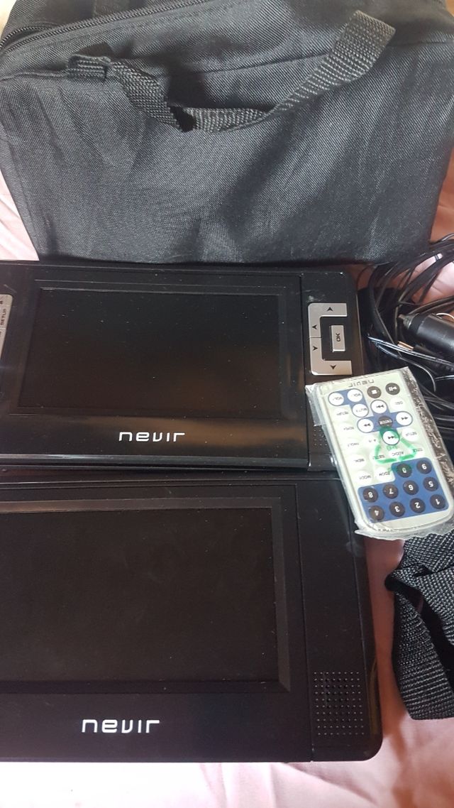dvd portatil dual para cabecero coche