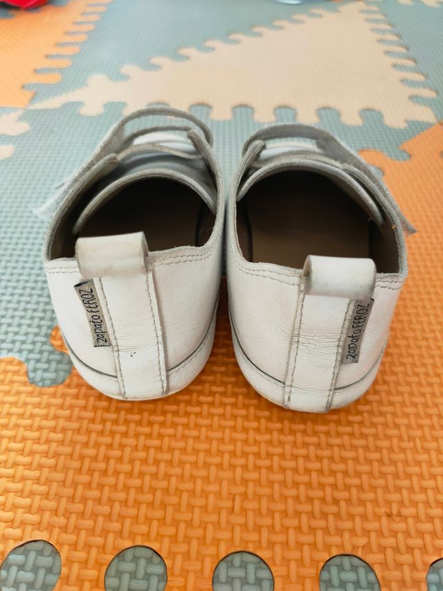 Zapato Feroz Moraira Microfibra Blanco Talla XL