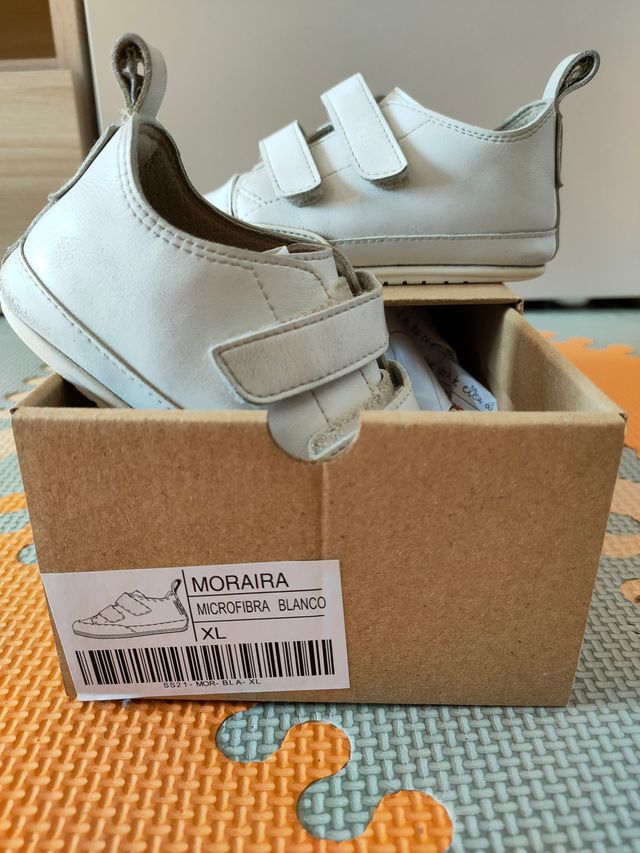 Zapato Feroz Moraira Microfibra Blanco Talla XL