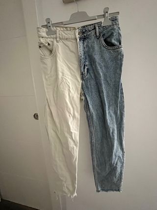 Pantalón bicolor de Bershka – phasioner