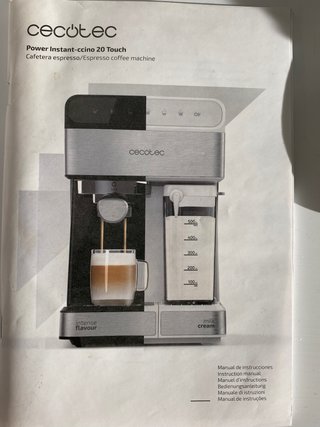Cafetera Cecotec power instant-ccino 20 touch de segunda mano por 40 EUR en  Sant Boi de Llobregat en WALLAPOP