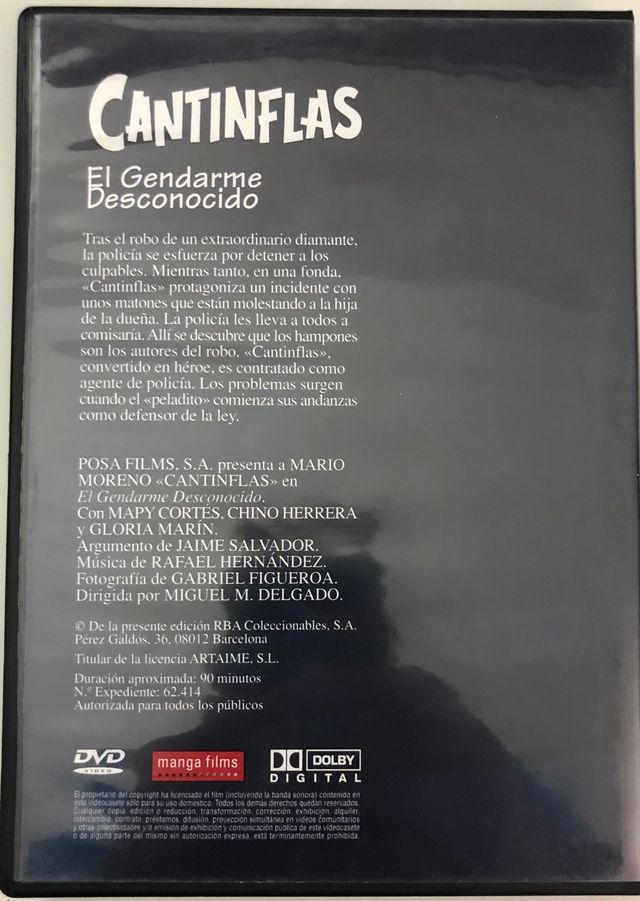 El Gendarme Desconocido, Mario Moreno Cantinflas