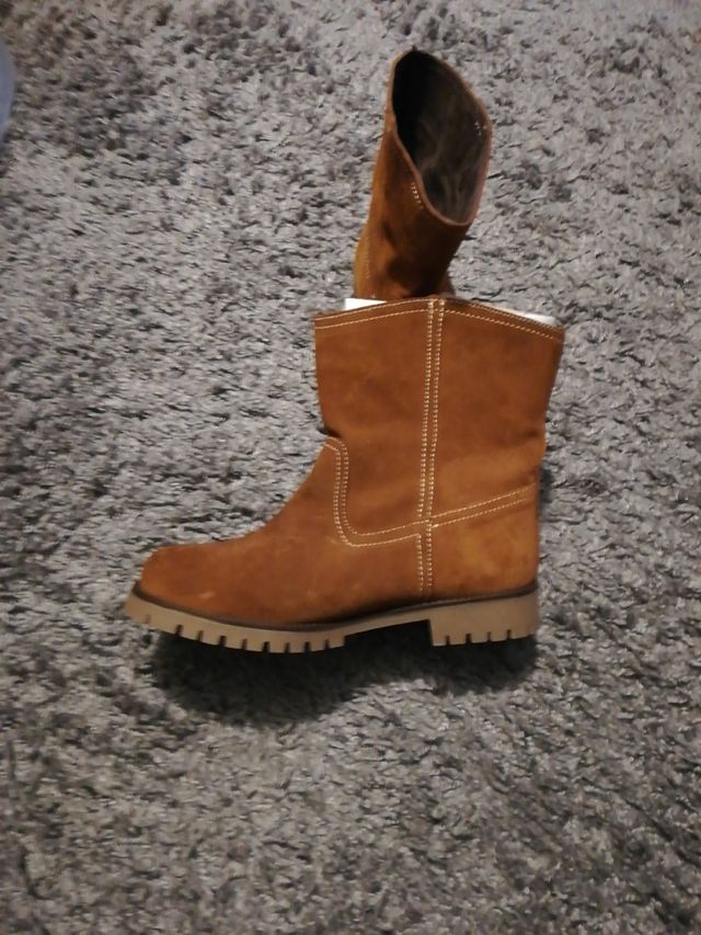 Botas de piel Talla 37.