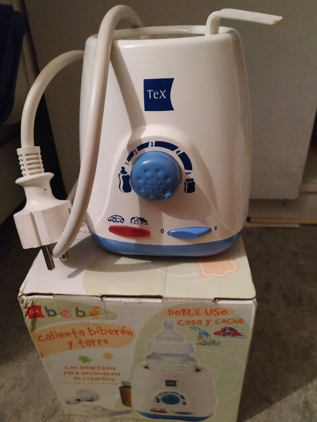 calienta biberones doble uso,coche y casa
