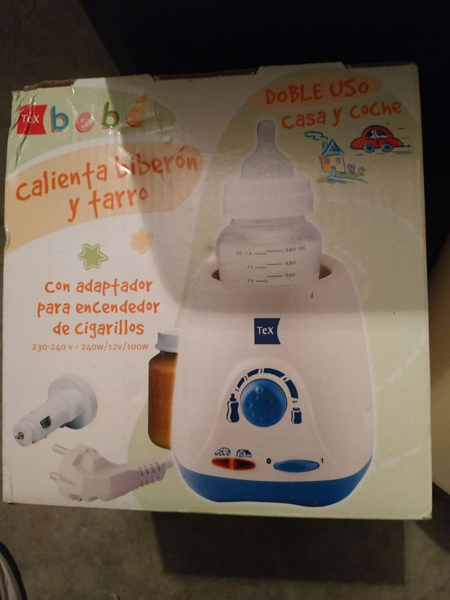 calienta biberones doble uso,coche y casa