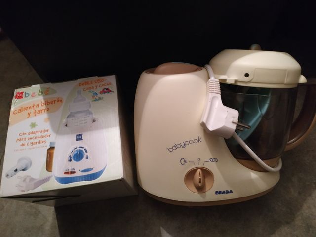 calienta biberones doble uso,coche y casa