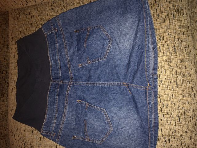 Falda vaquera de premama 