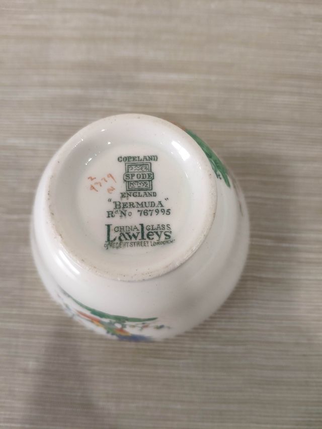Vintage taza  Copeland Spode England Bermuda