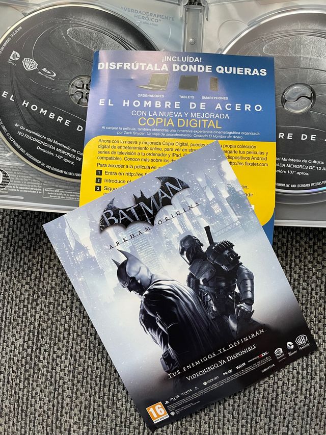 El Hombre De Acero DVD + Blu ray