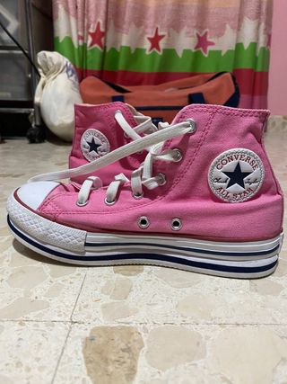 converse rosas usadas