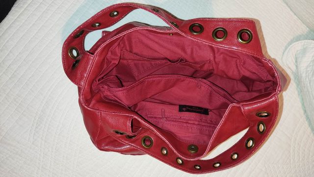Bolso rojo/granate, Stradivarius