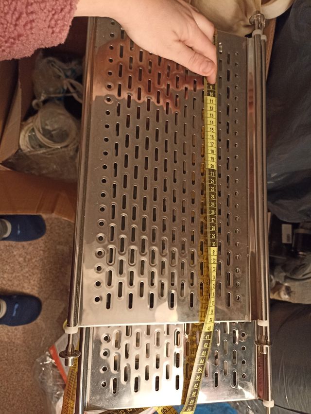 bandejas metálicas escurreplatos