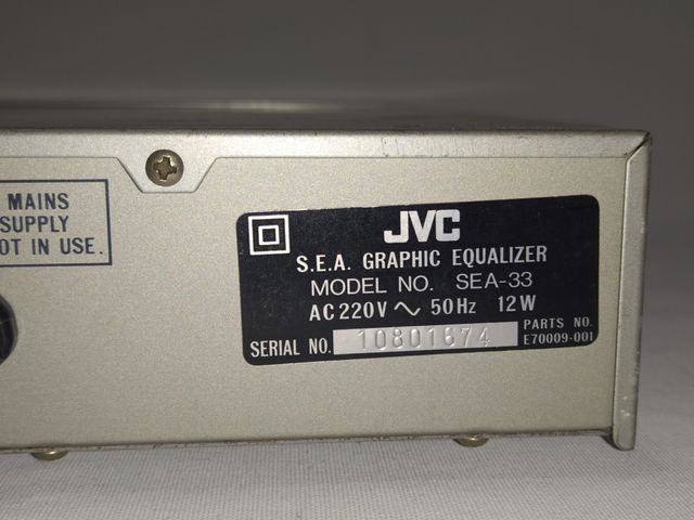 ECUALIZADOR JVC SEA-33