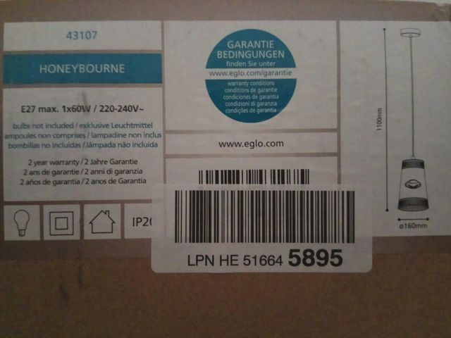 Juego de lámparas vintage