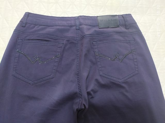 Pantaloni da donna tela Colore Blue Navy - TG. 46