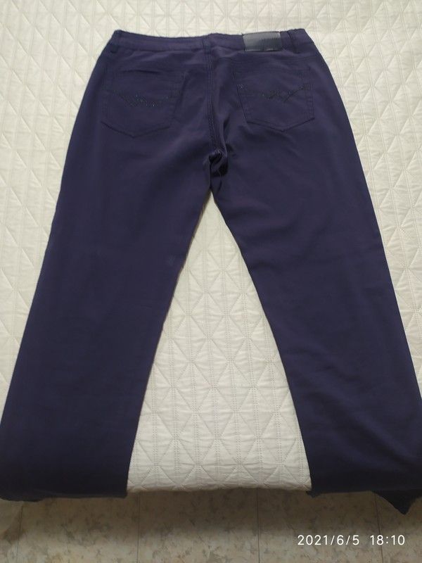 Pantaloni da donna tela Colore Blue Navy - TG. 46