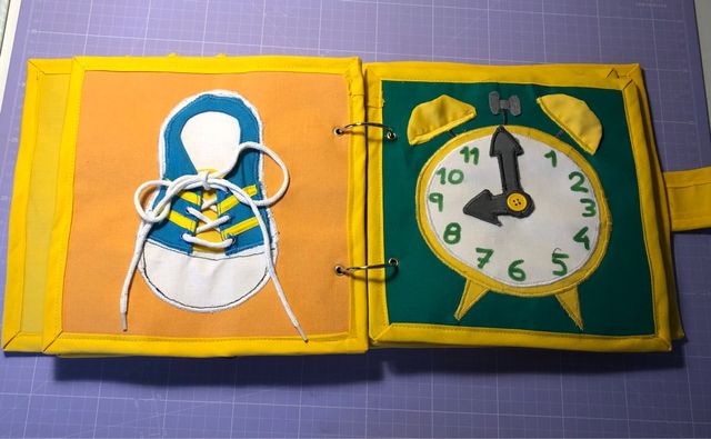 Quiet book - libro sensorial para niños