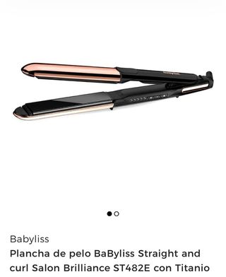 Plancha de pelo Babyliss straight and curl de segunda mano por 35 EUR en  Getxo en WALLAPOP