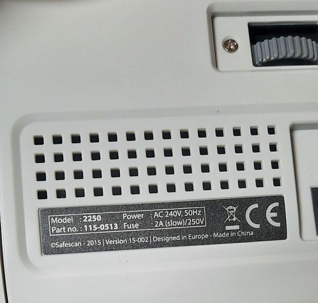 Contador de billetes. SafeScan 2250