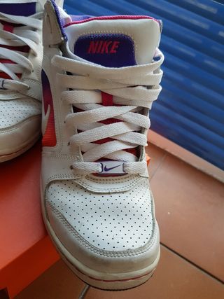 NIKE AIR PRESTIGE 2 HIGH \\'WHITE VARSITY PURPLE\\' de segunda mano por 99  EUR en Torrejón de la Calzada en WALLAPOP