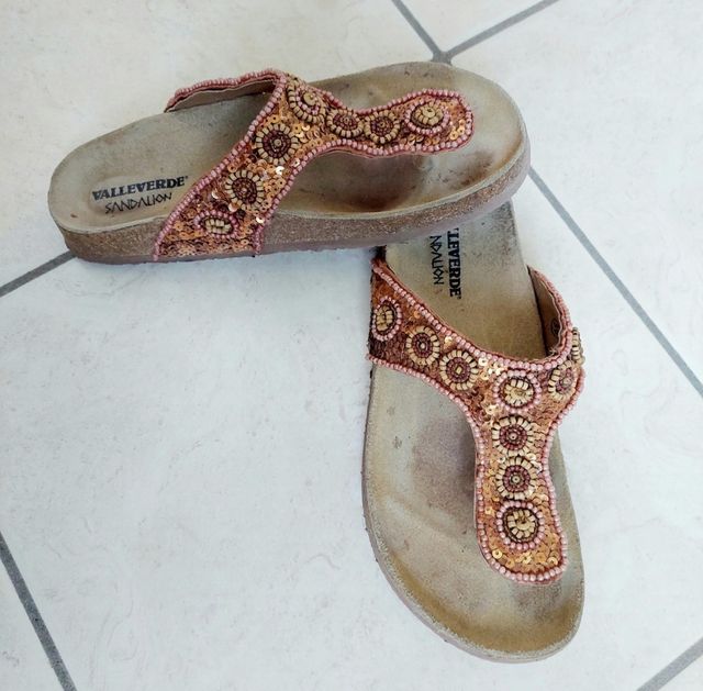 Sandali con perline n.36    VALLEVERDE