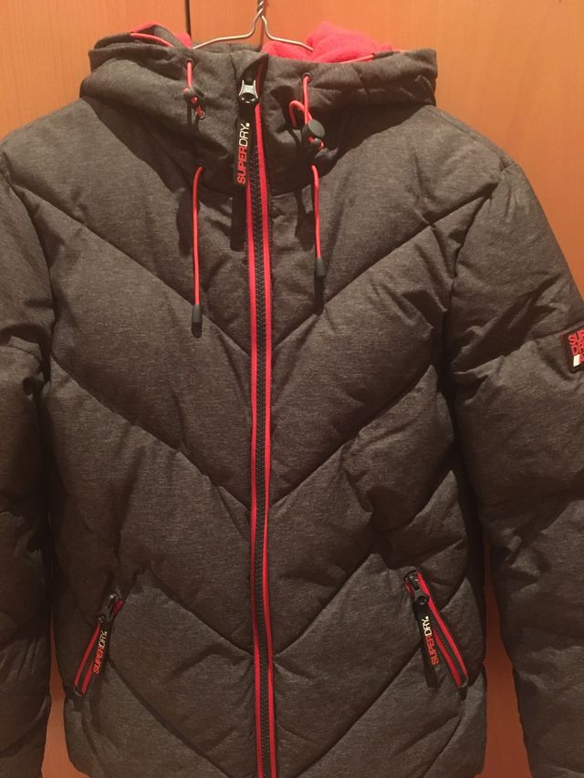 Chaqueta plumon nieve superdry xs