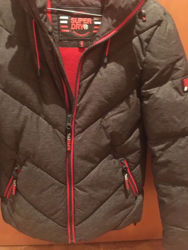 Chaqueta plumon nieve superdry xs