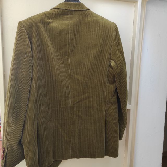Chaqueta de pana verde