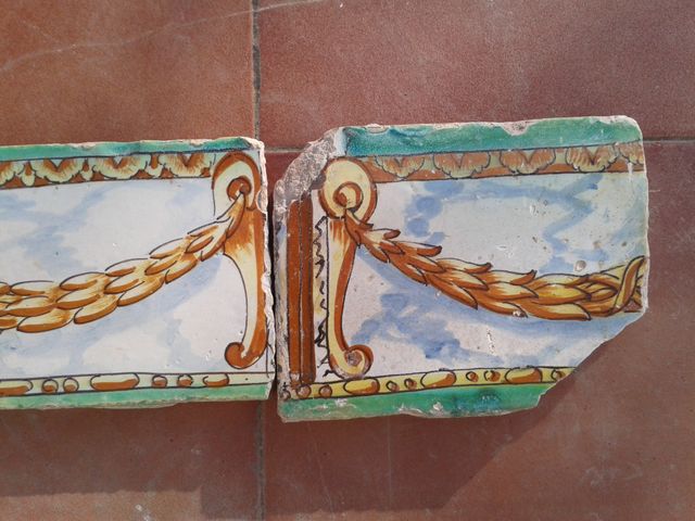 AZULEJOS ANTIGUOS BARROCOS SIGLO XVIII B1