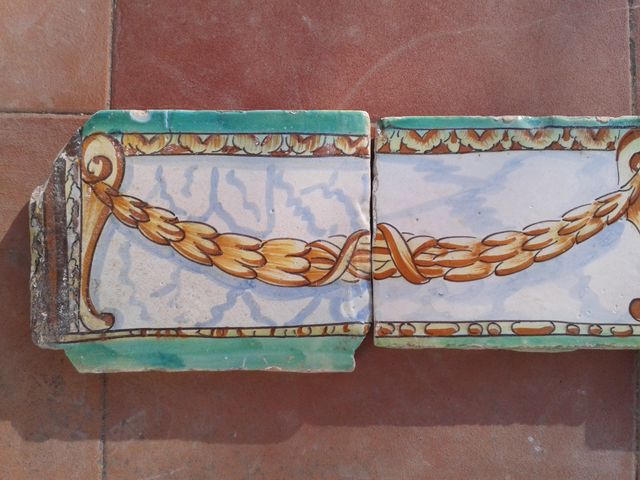 AZULEJOS ANTIGUOS BARROCOS SIGLO XVIII B1