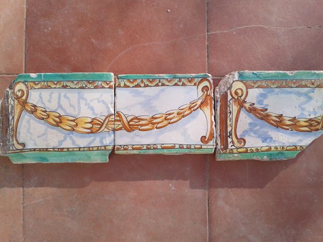 AZULEJOS ANTIGUOS BARROCOS SIGLO XVIII B1