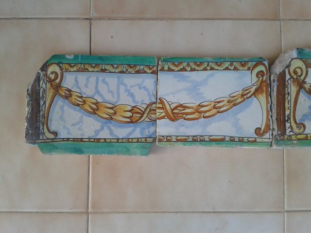 AZULEJOS ANTIGUOS BARROCOS SIGLO XVIII B1
